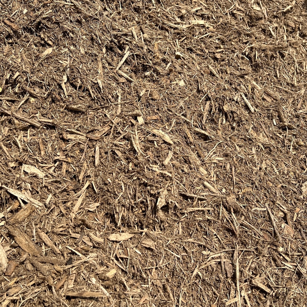 Shredded Hardwood Std Mulch : Cubic Yard