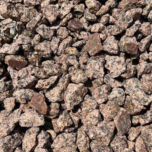 Dynamite Orange Granite : 1-1/4 Inch