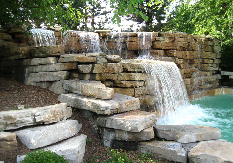 Breezy Hill Nursery Custom Waterfall Design